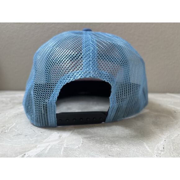 Rossignol Five Panel Hat Colorblock Skiing Blue Red One Size - Picture 3 of 7